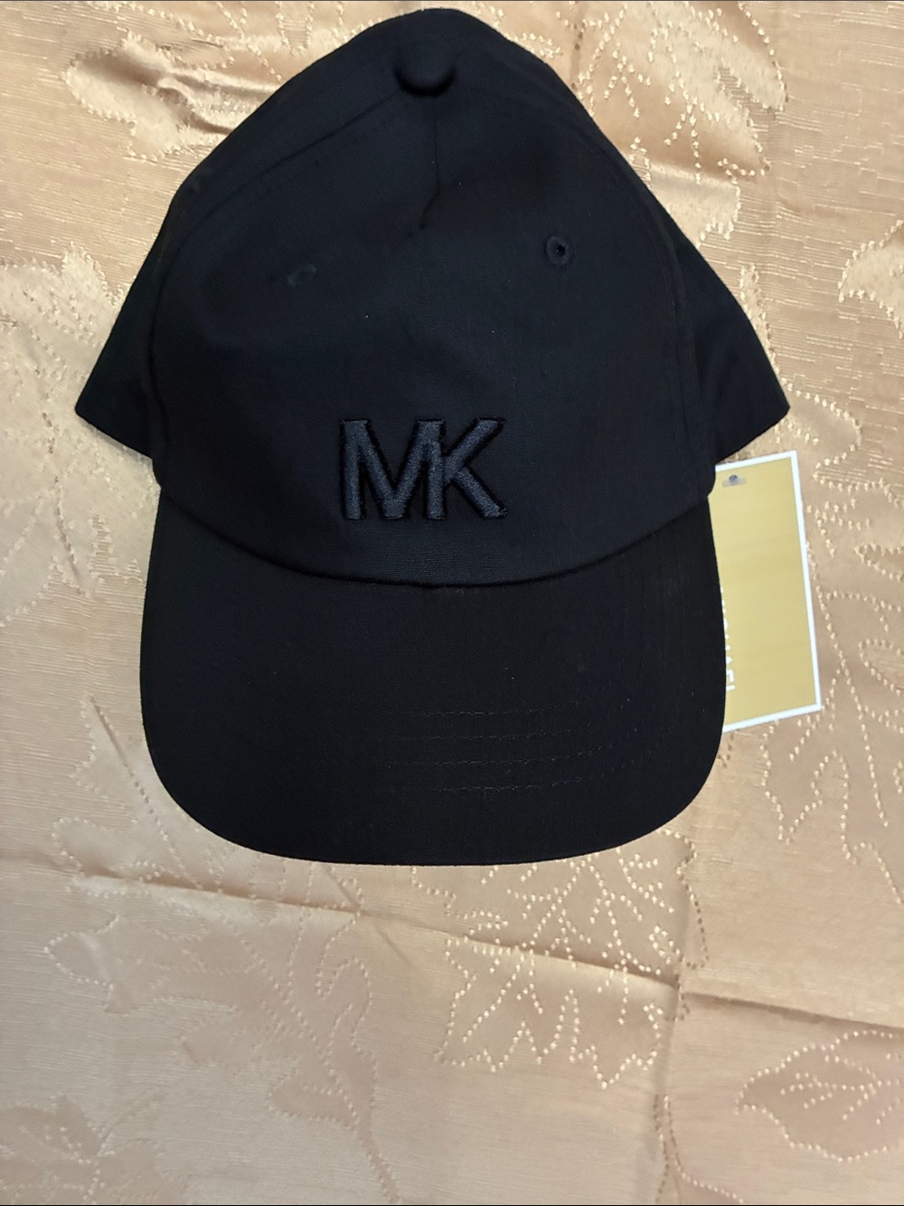 Women’s Michael Kors Black MK Embroidered Baseball Cap